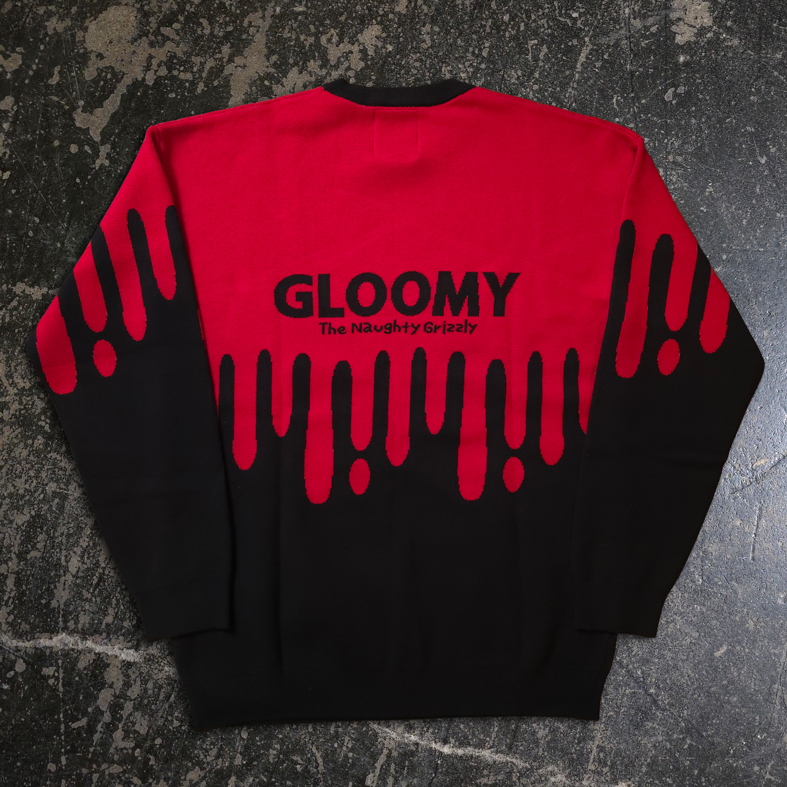 Gloomy Drip Knit Sweater