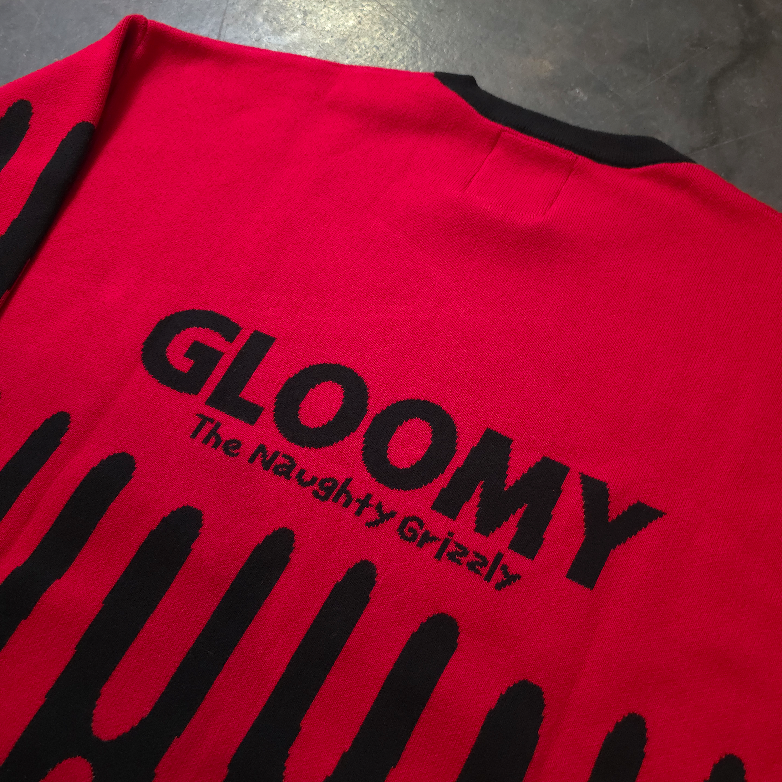 Gloomy Drip Knit Sweater