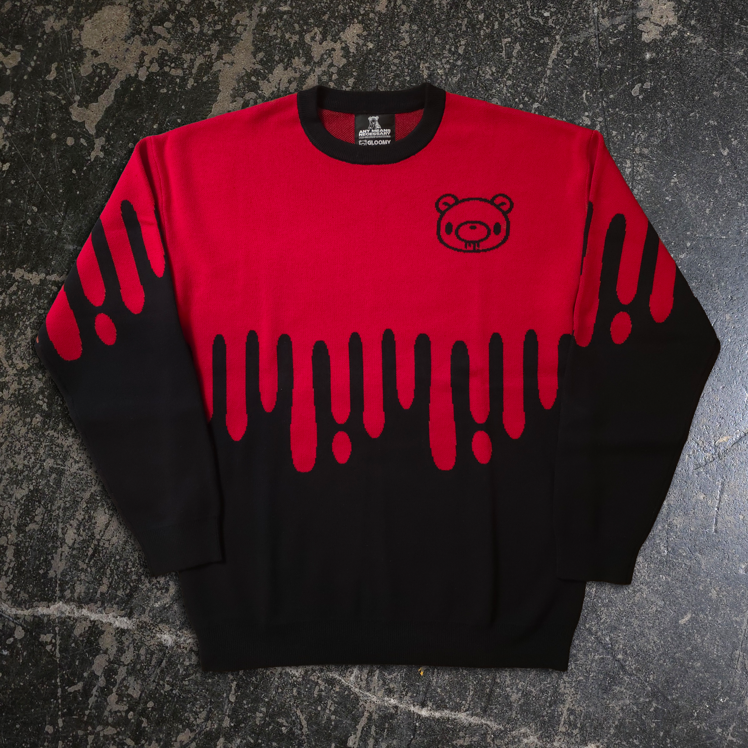 Gloomy Drip Knit Sweater