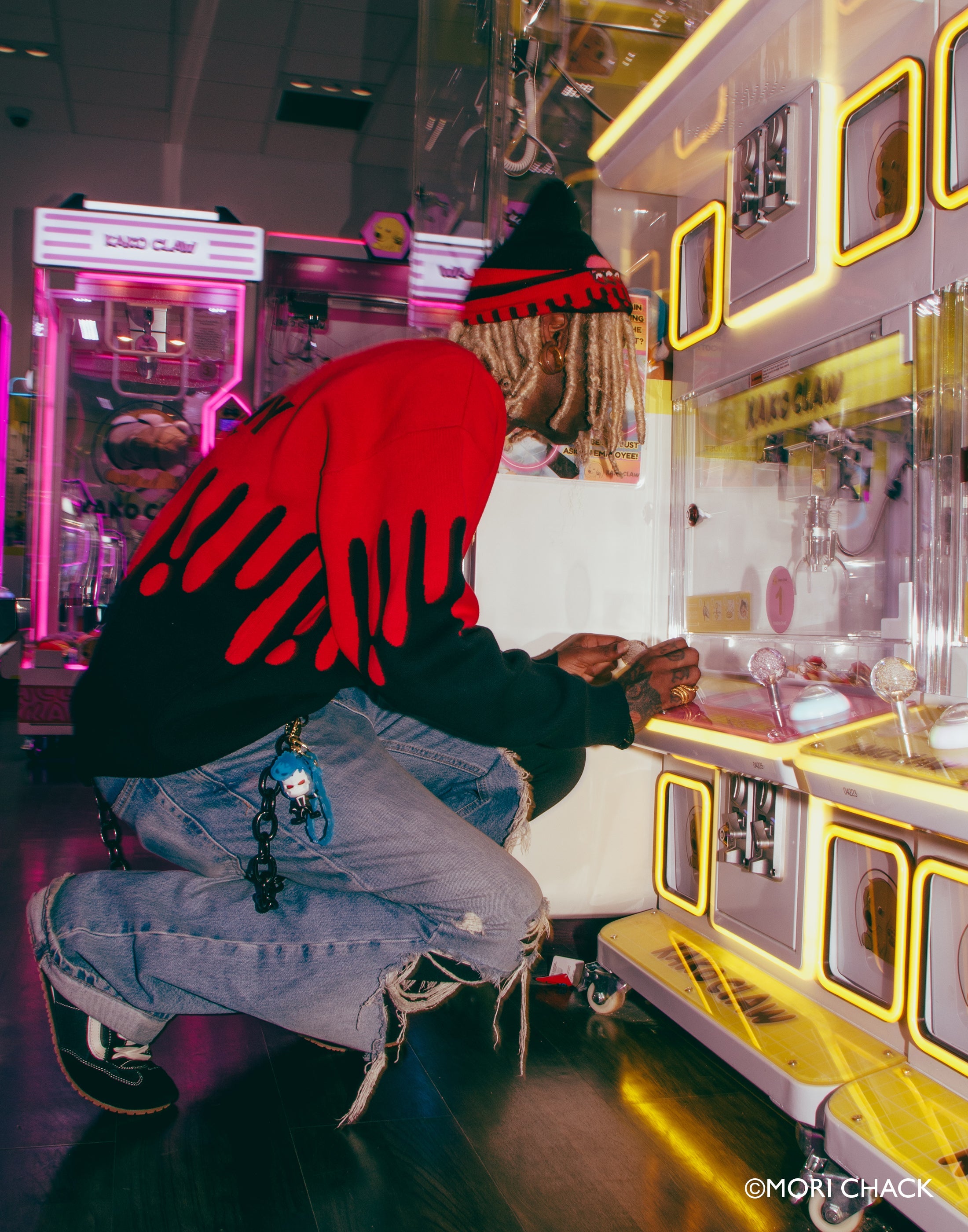 Gloomy Drip Knit Sweater